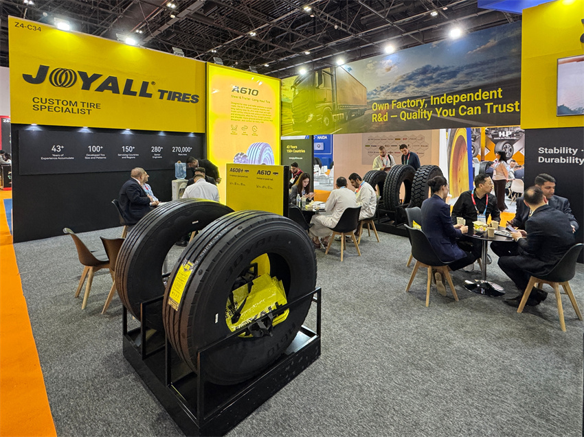 Joyall Tyres Showcases Leading Strength and Technological Innovation in Global Heavy-Duty Transport Tyres at Automechanika Dubai 2025